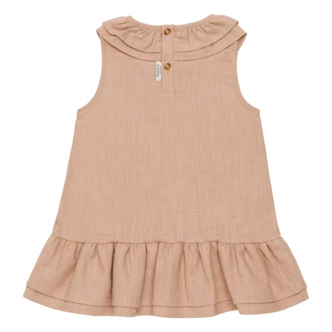 Michelle Linen Dress | Pale Pink