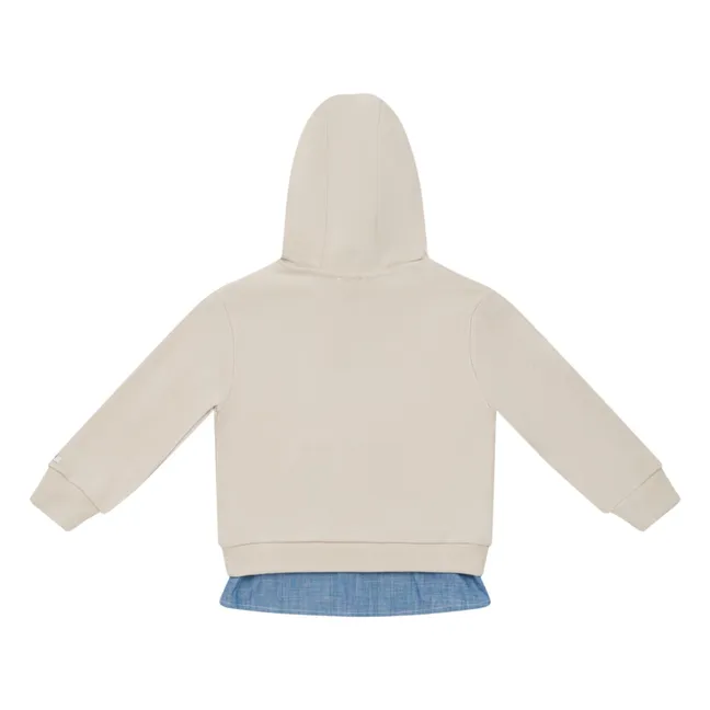 Sweat Capuche Lirian Coton Bio | Ecru