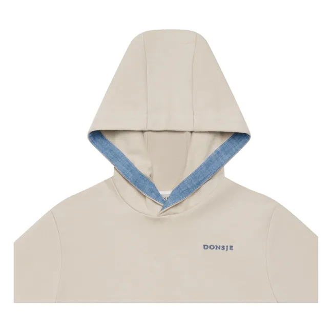 Sweat Capuche Lirian Coton Bio | Ecru