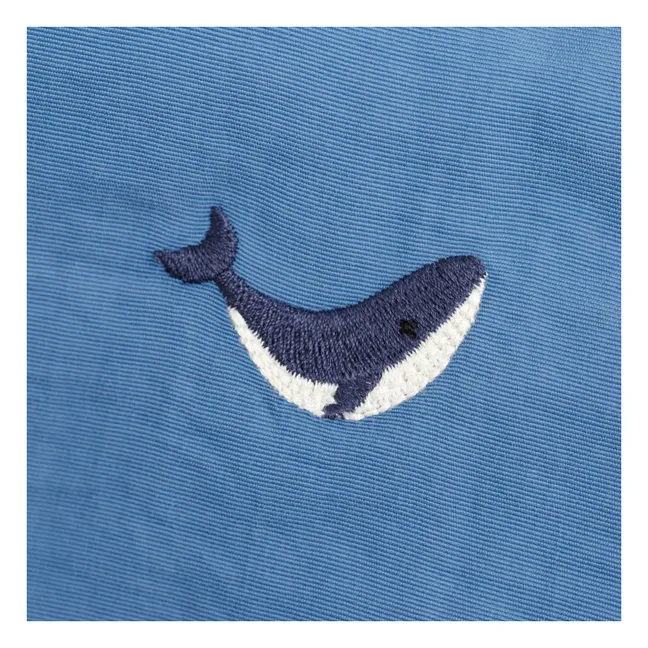 Bañador Wangu Whale Fibras recicladas | Azul