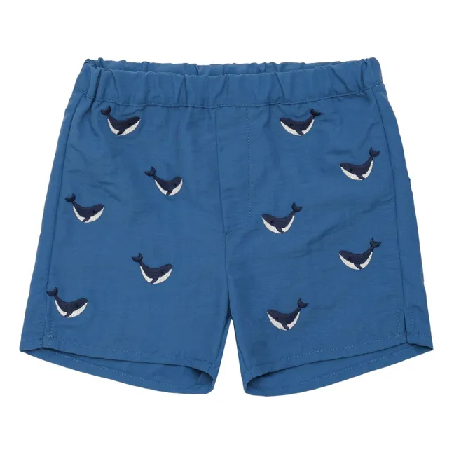 Bañador Wangu Whale Fibras recicladas | Azul