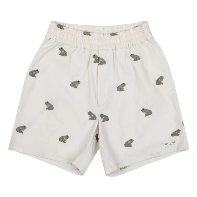 Pantalón corto Olivier Rana Lino | Blanco Roto