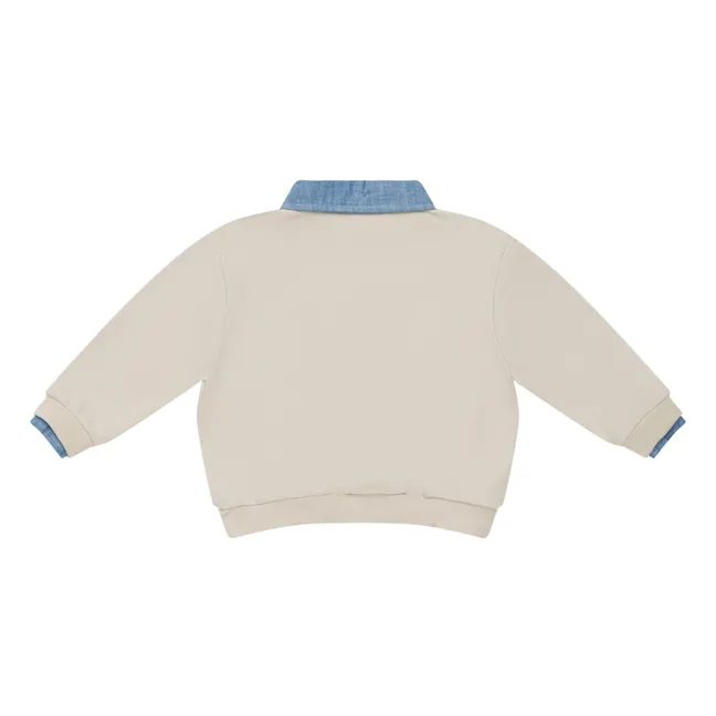 Sweat Priem Coton Bio | Ecru