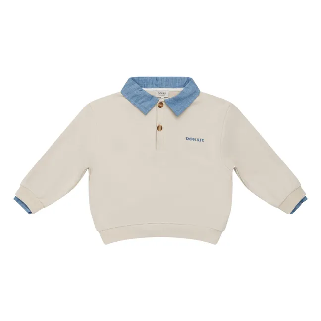 Sudadera de algodón orgánico Priem | Crudo