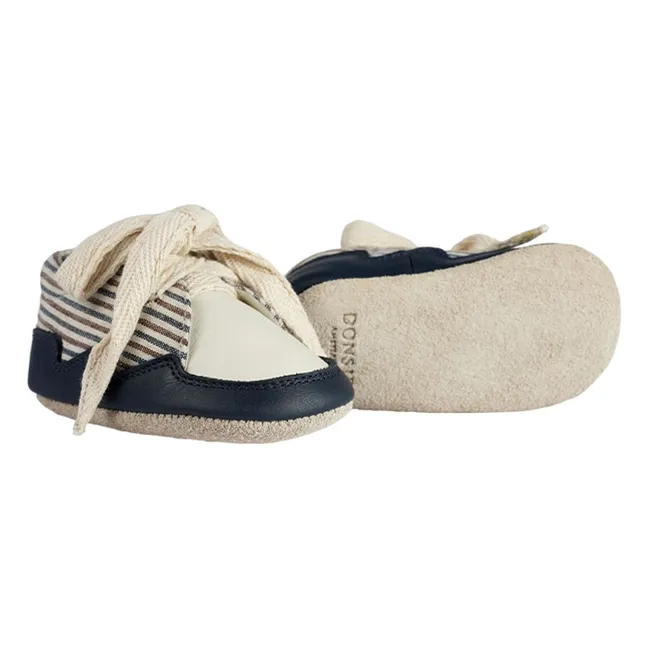 Zapatillas de rayas Pluksel | Azul Noche