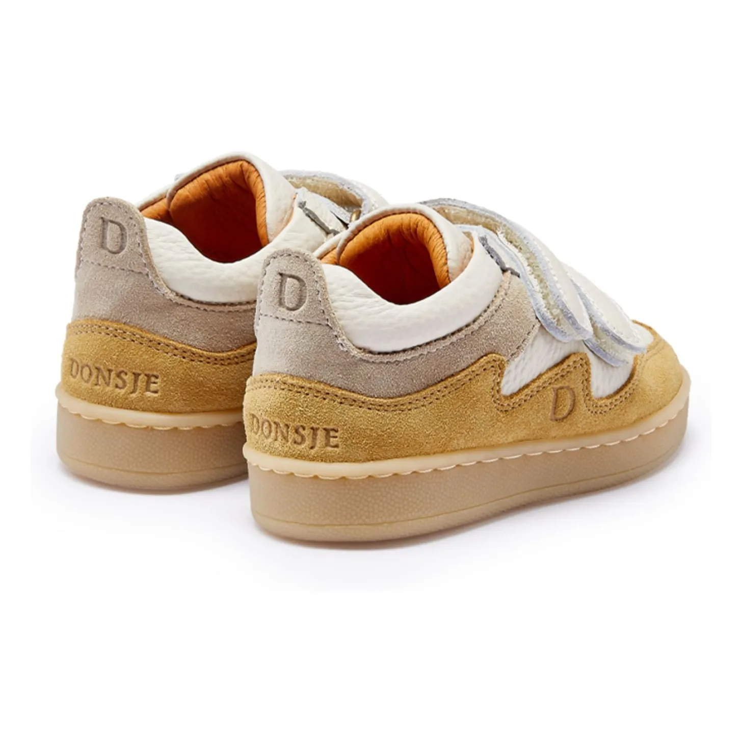 Baskets Scratchs Pesio Suede | Jaune moutarde- Image produit n°3