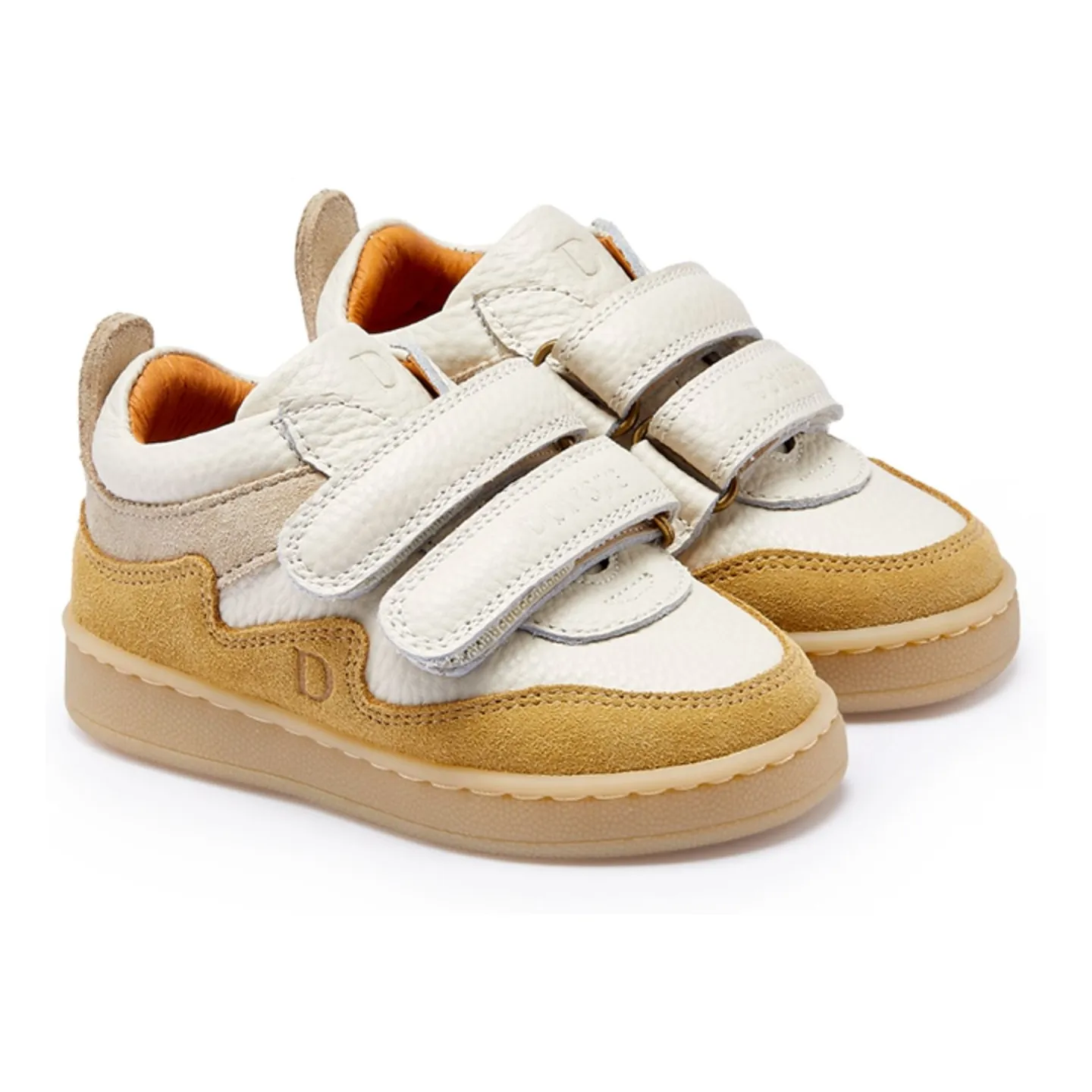 Baskets Scratchs Pesio Suede | Jaune moutarde- Image produit n°0