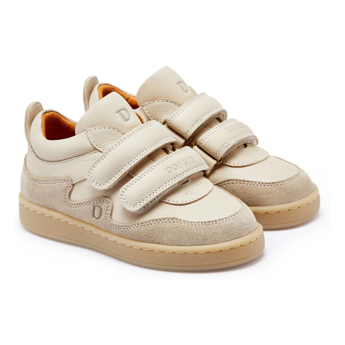 Donsje Cream Pesio Suede Scratch Sneakers