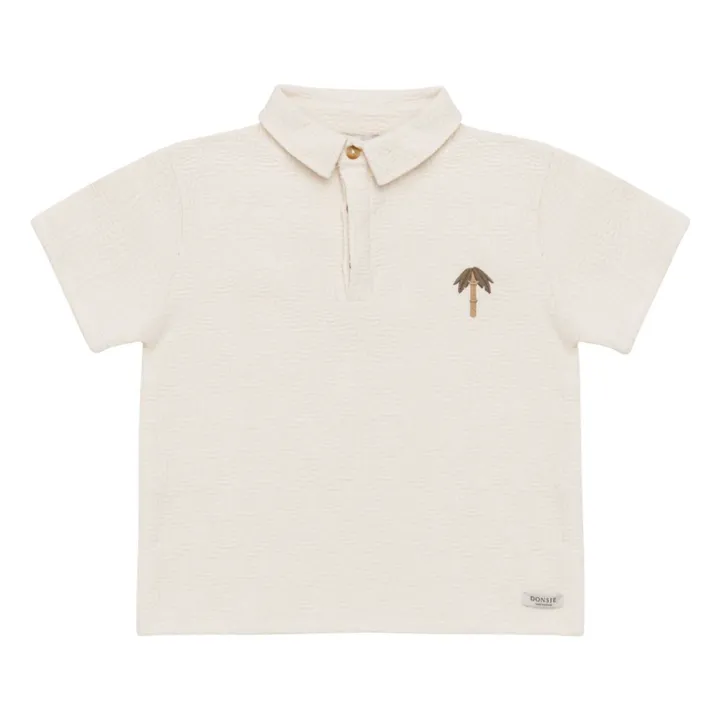 Polo Wouti Palm | Blanco Roto- Imagen del producto n°0