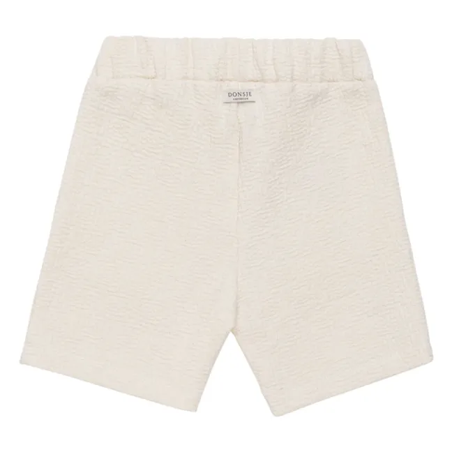 Short Ithri Palmier | Blanc cassé