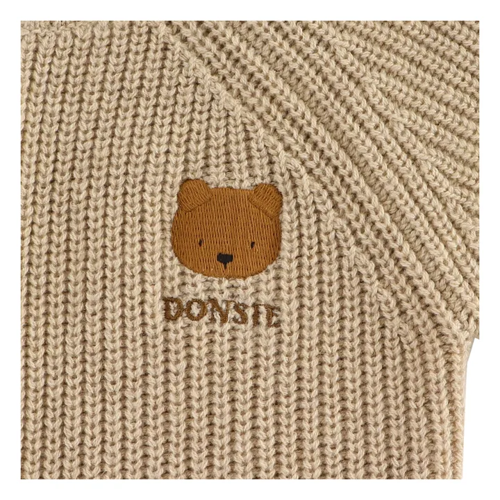 Mono de oso acanalado Dantje | Beige- Imagen del producto n°2