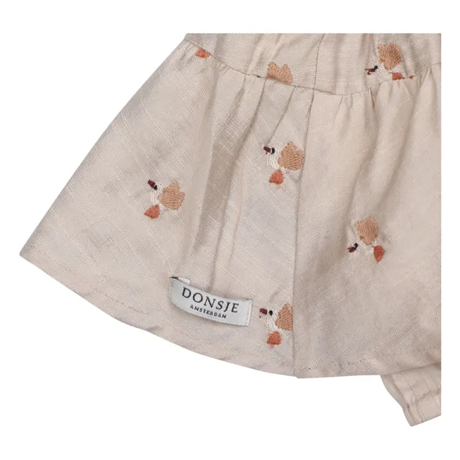 Falda Bloomer Ysa Colibris | Crema