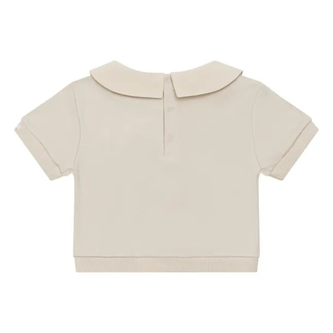 Camiseta Dientje Poussin Molleton | Crudo