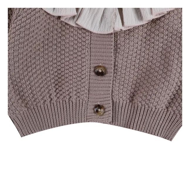 Cardigan Veertje | Marrone