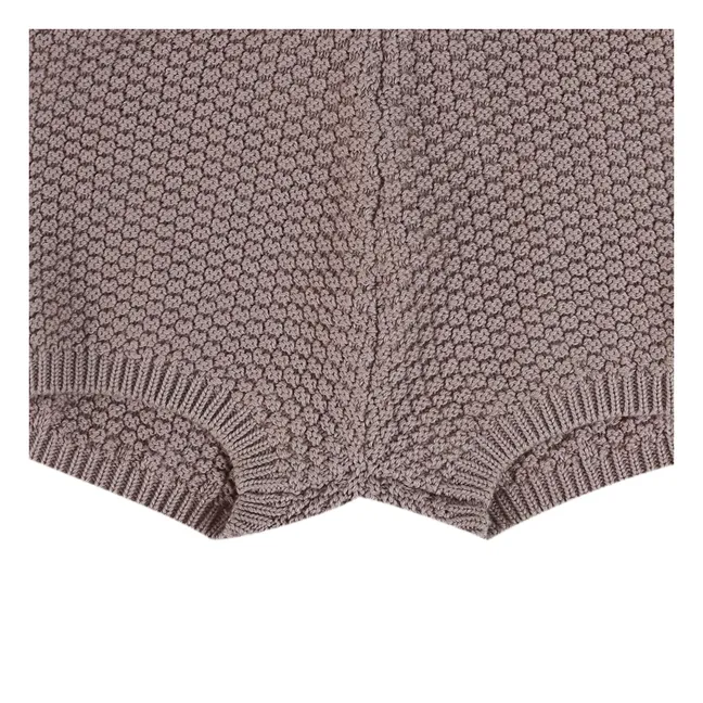 Pantaloncini in maglia Seloen | Marrone