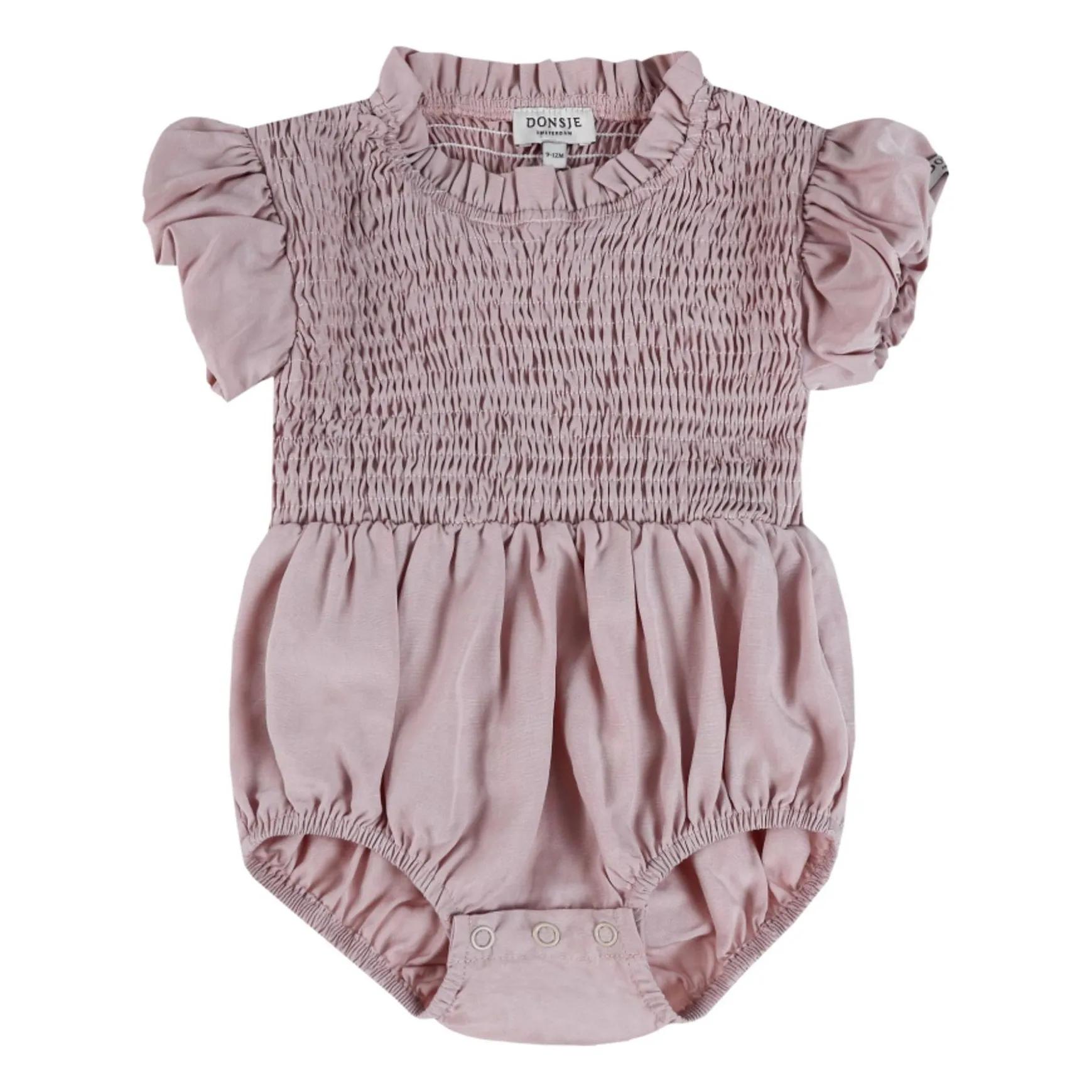 Donsje Mauve Eledor Smocked Romper