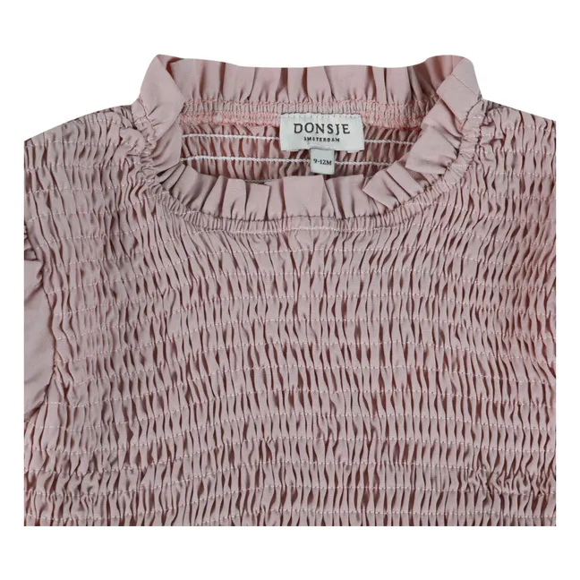 Eledor Smocked romper | Mauve