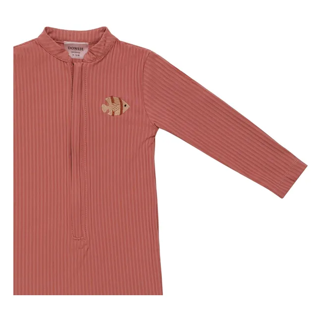 Maillot de Bain Monoah Poisson | Brique