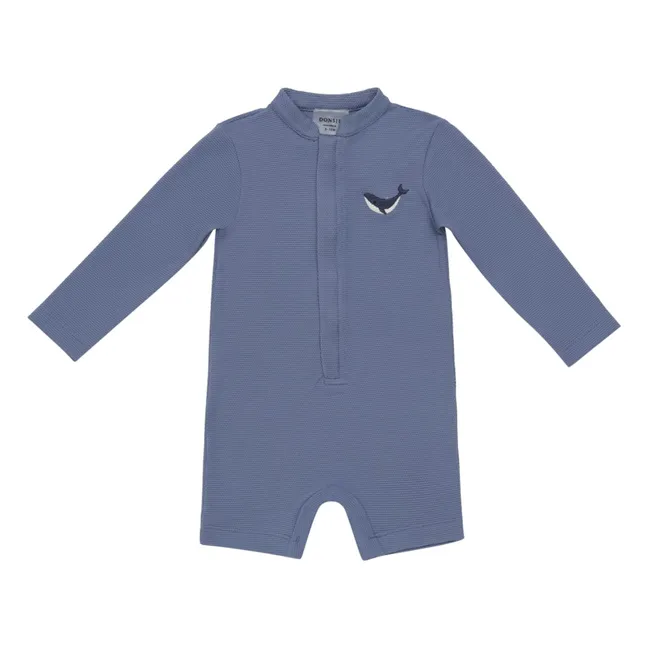 Monoah Whale Swimsuit | Royal blue