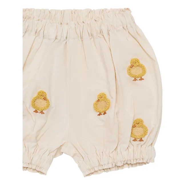 Bloomer Carson Poussins Coton Bio | Ecru