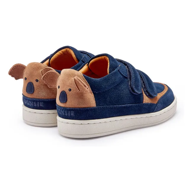 Rinou Koala Zapatillas de ante para rayar | Azul Noche