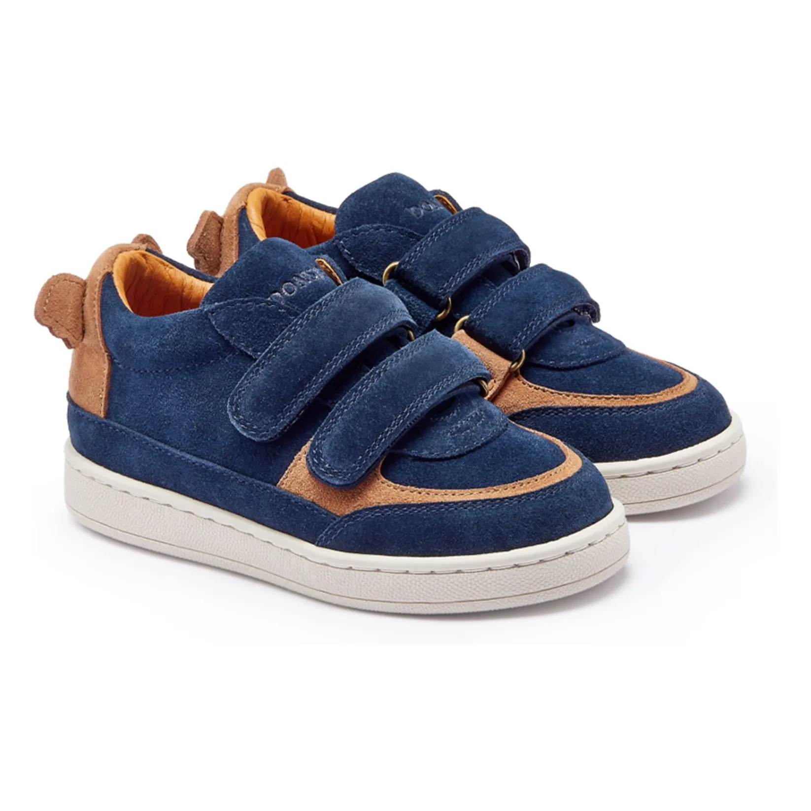 Donsje Midnight Blue Rinou Koala Suede Scratch Sneakers