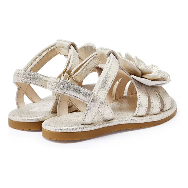 Sandalias de flores Iles Fields | Plateado