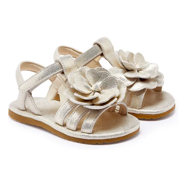 Sandalias de flores Iles Fields | Plateado