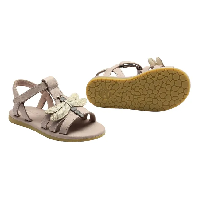 Iles Sky Libellule Sandals | Powder pink