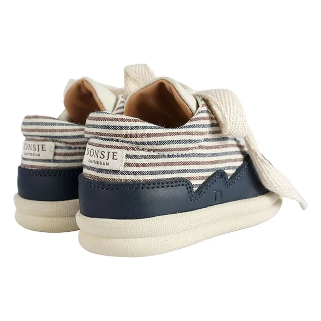 Zapatillas de rayas Hansy | Azul Noche