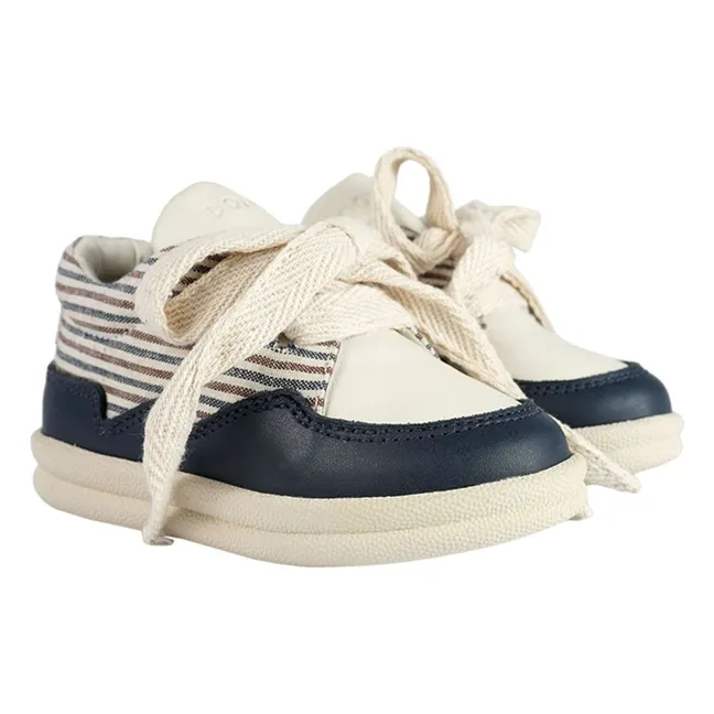 Hansy Striped Sneakers | Midnight blue