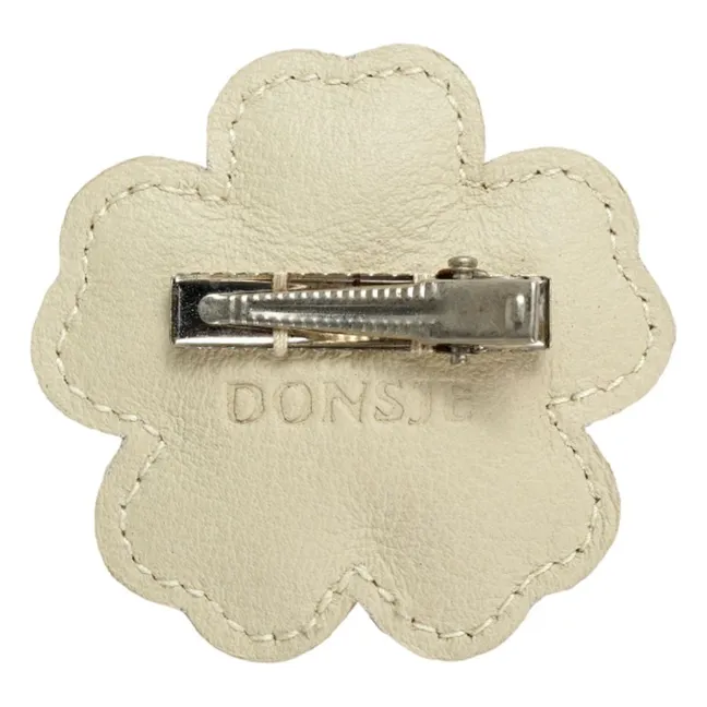 Barrette Zaza Fleur | Crème