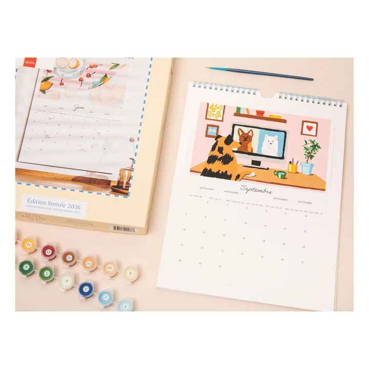 Calendrier à peindre 2026- Image produit n°2