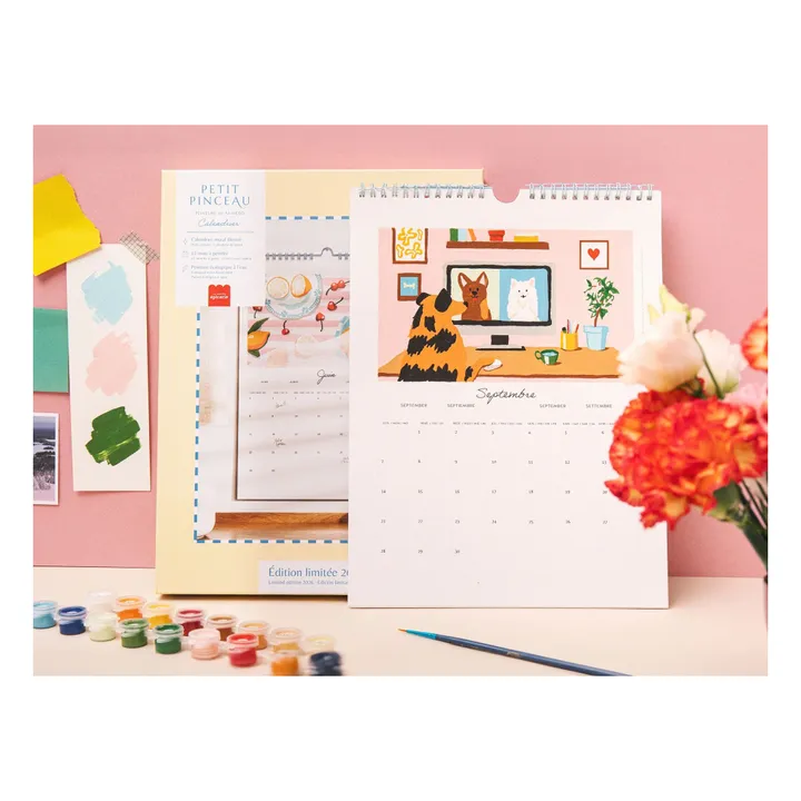 Calendrier à peindre 2026- Image produit n°1