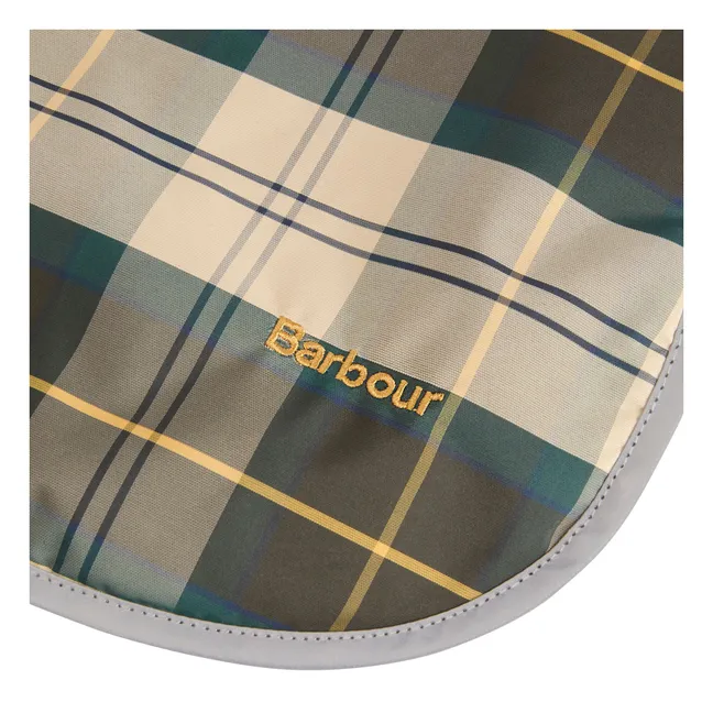Waterproof tartan coat for dogs | Beige