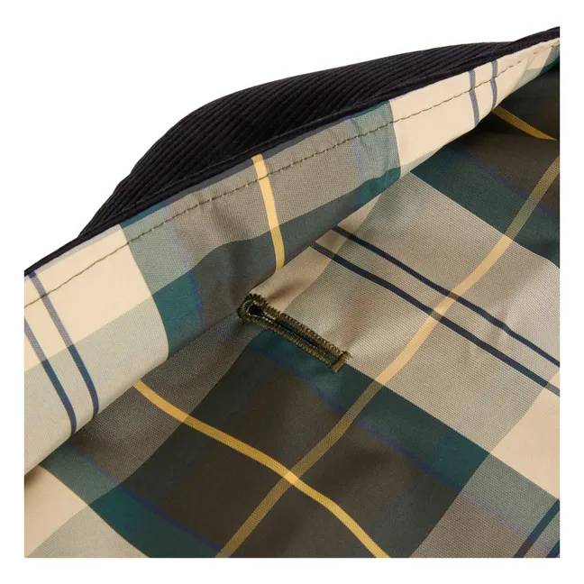 Waterproof tartan coat for dogs | Beige