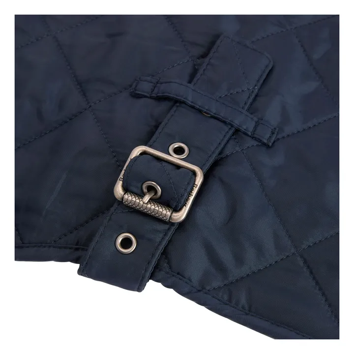 Quilted coat for dogs | Navy blue- Product image n°3