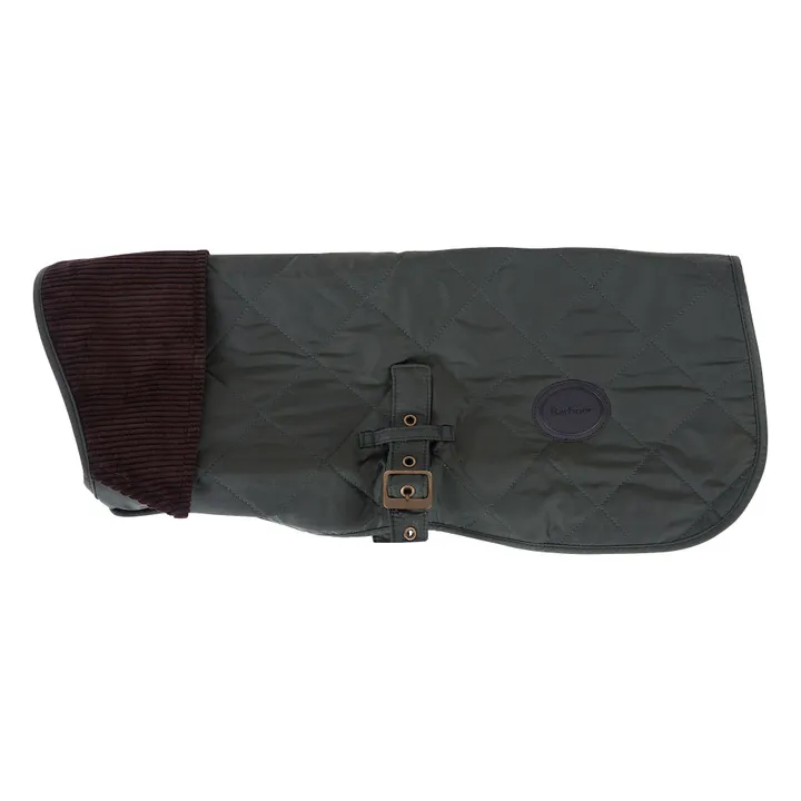 Quilted coat for dogs | Olive- Product image n°0