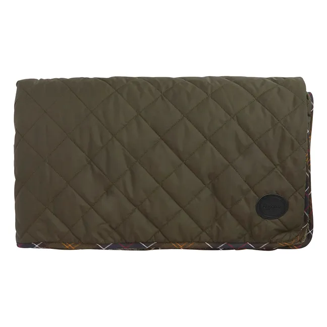 Manta acolchada de forro polar para perros | Olive