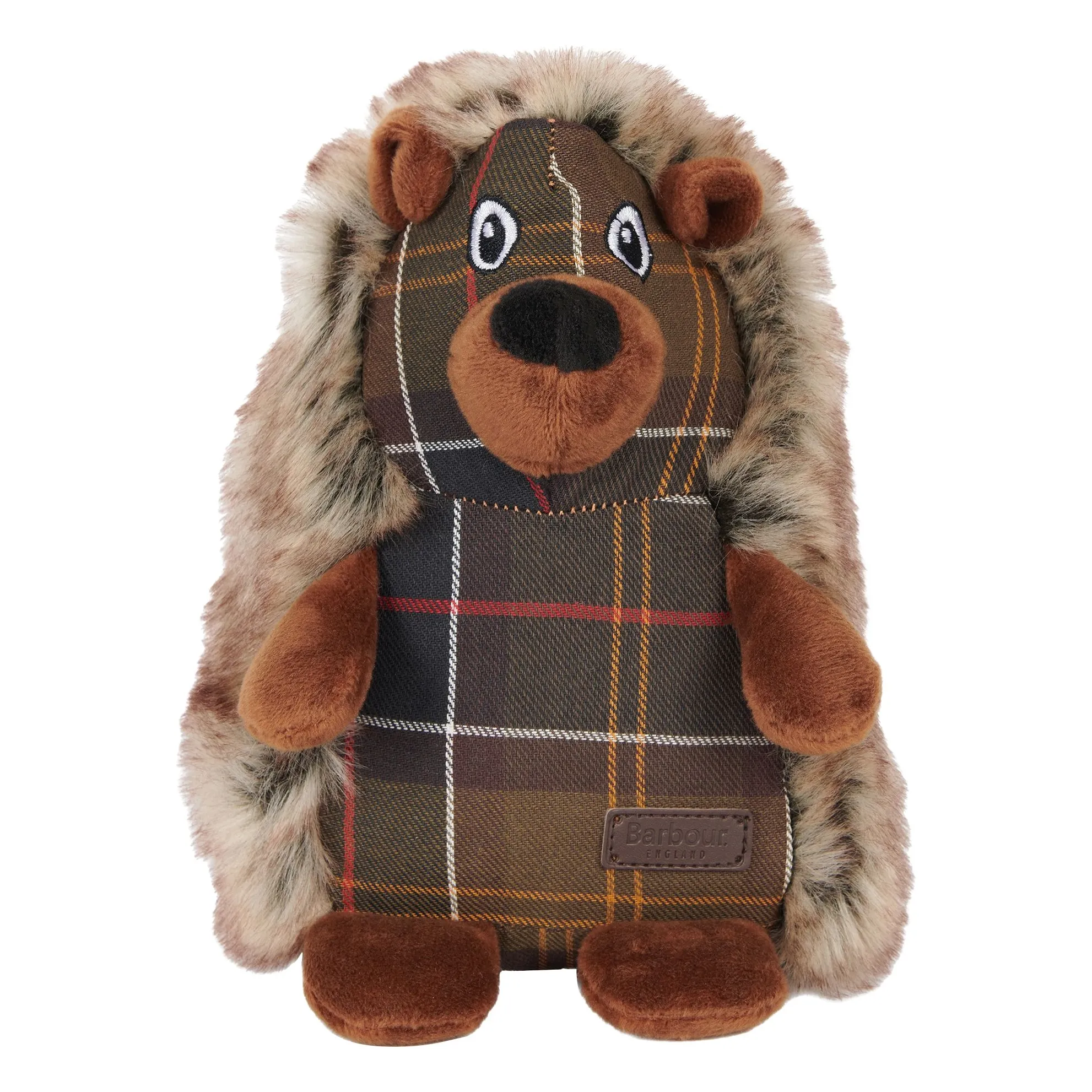 Barbour Brown Hedgehog Dog Toy