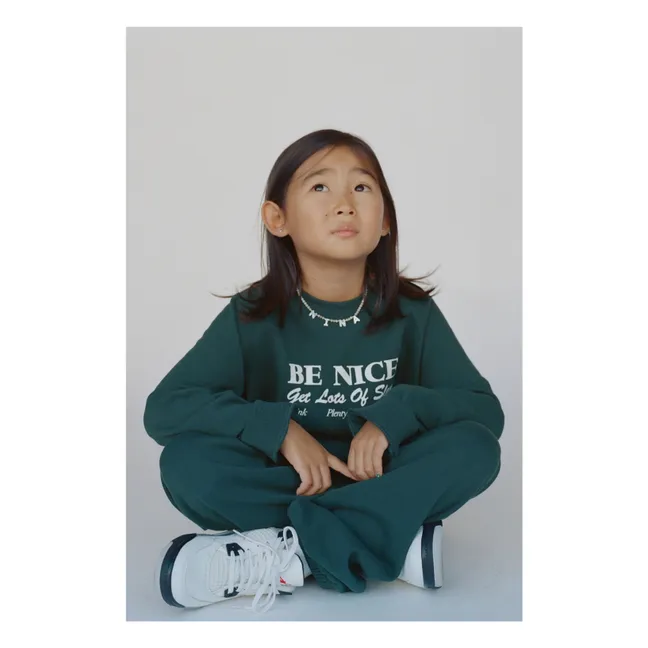 Sweat Be Nice | Vert foncé