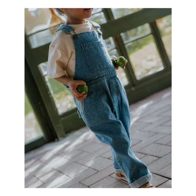 Salopette Denim Don | Bleu Clair
