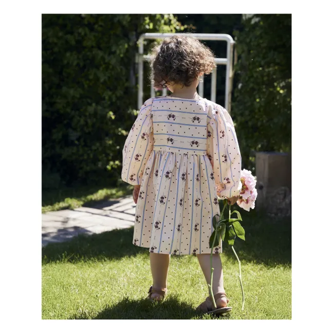 Robe Colombe Fleurs | Rose