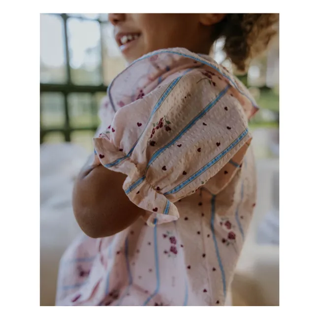 Blouse Colombe Volants | Rose