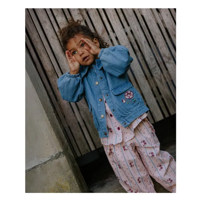 Flower Dove Pants | Pink