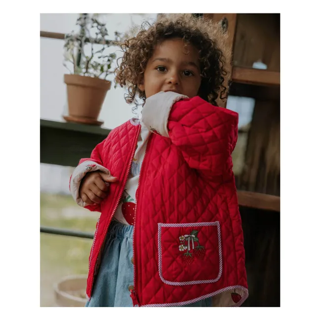 Strawberry Kota Jacket | Pink