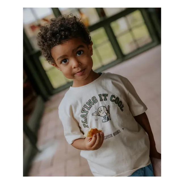 Sommer Cool organic cotton T-shirt | Ecru