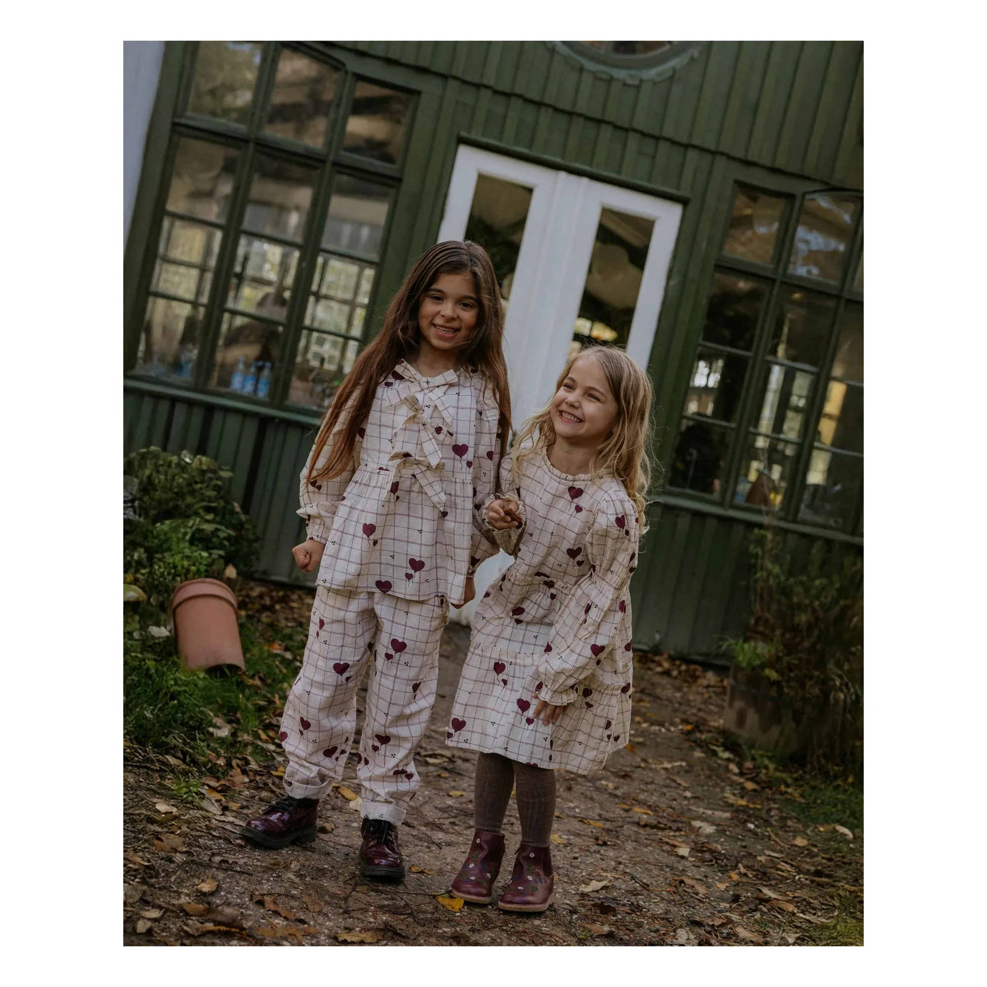 Blusa de cuadros Ilove | Crudo- Imagen del producto n°2
