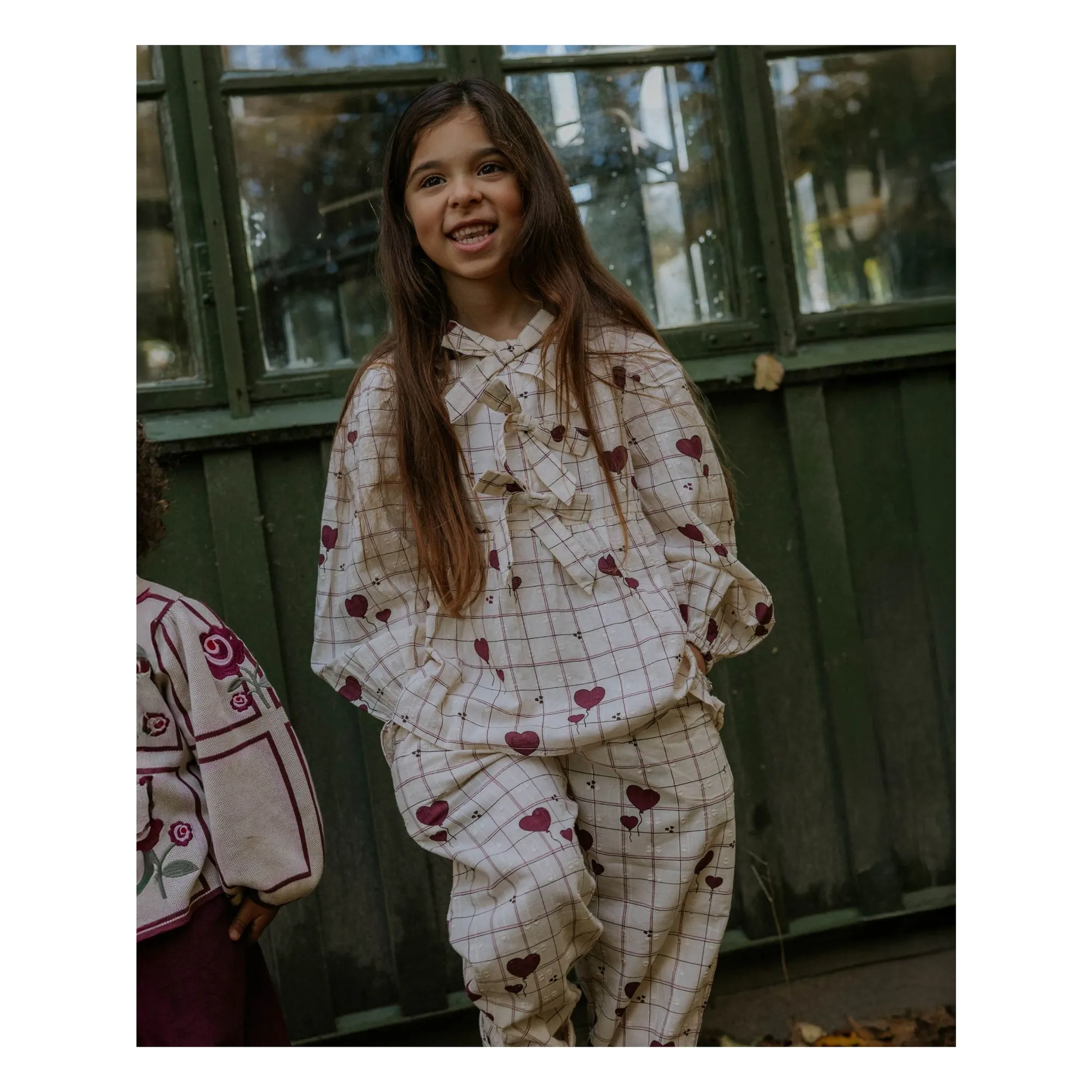 Blusa de cuadros Ilove | Crudo- Imagen del producto n°1