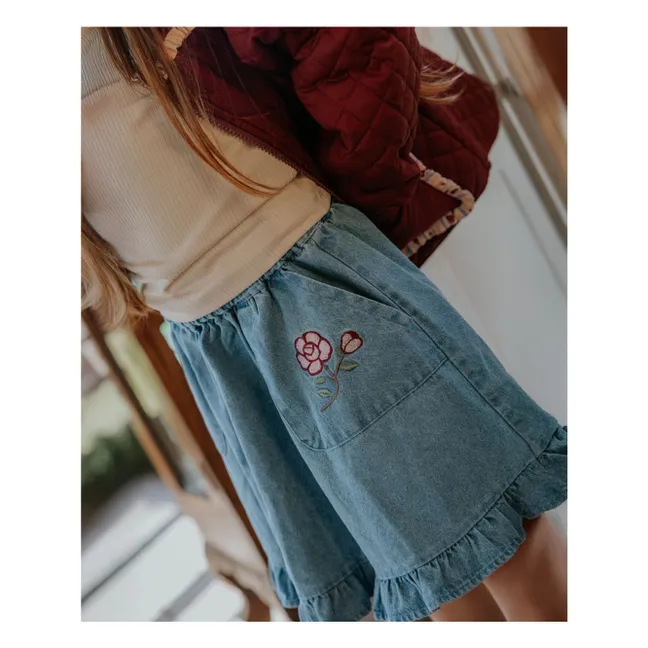 Falda Don Fleurs | Azul Claro